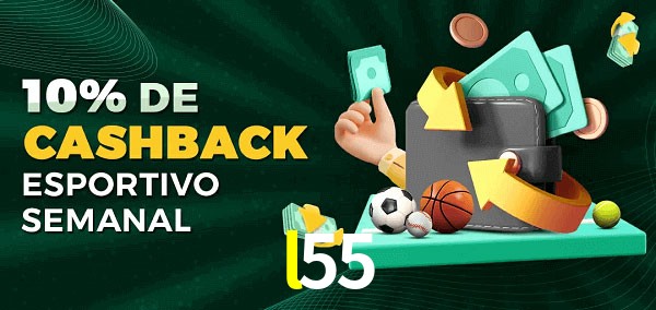 10% de bônus de cashback na l55